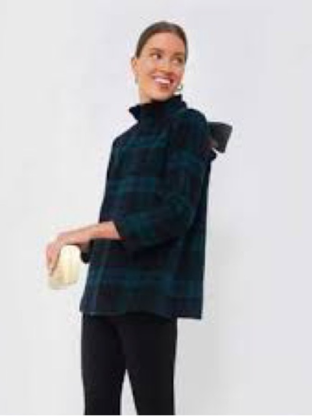 Tuckernuck Blackwatch Plaid Faye Blouse